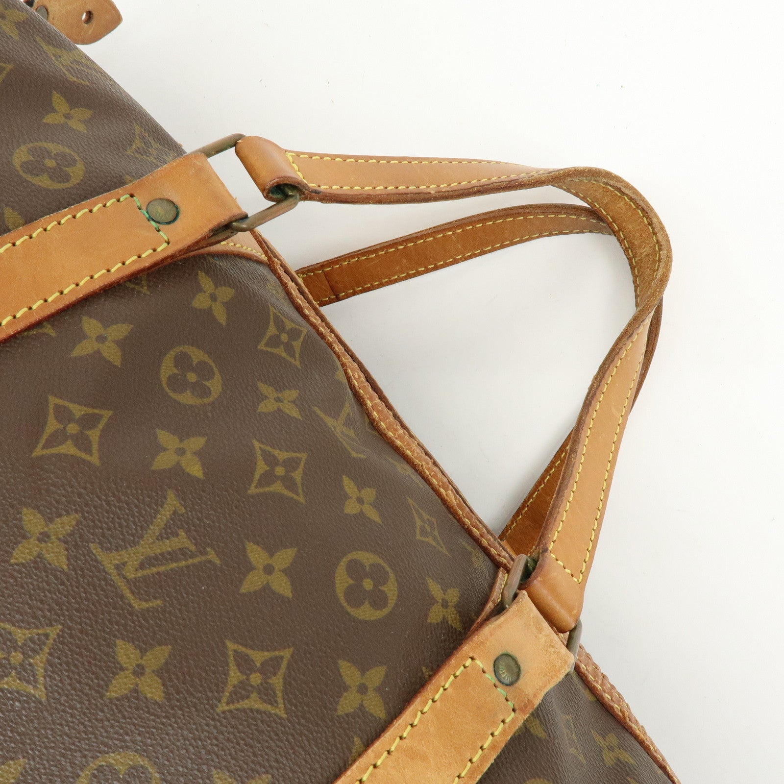 Louis Vuitton Monogram Sac Souple 55 Boston Bag Brown M41622