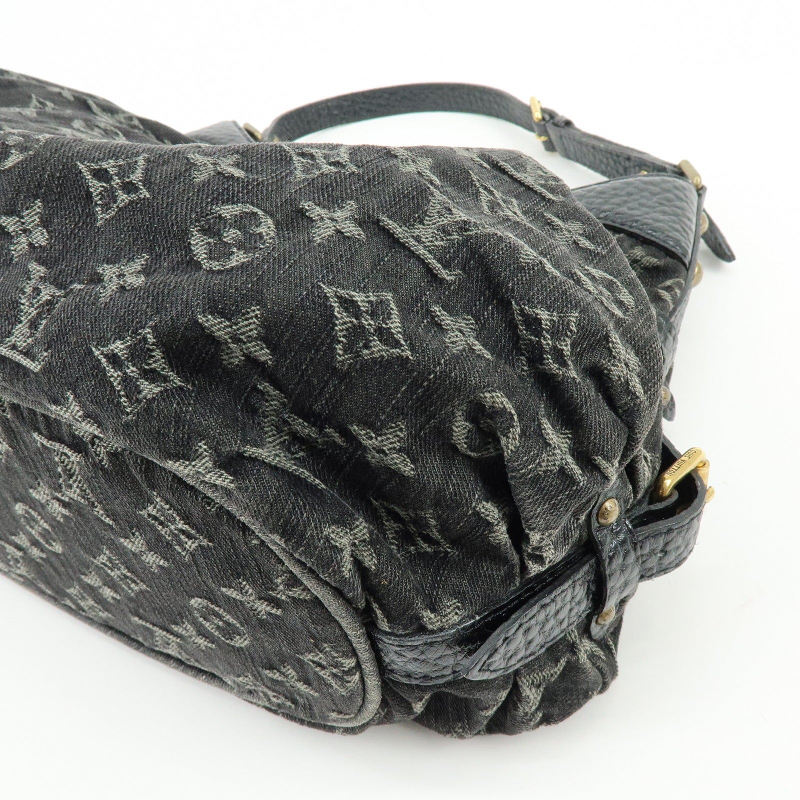 Louis Vuitton Monogram Denim XS Shoulder Crossbody Bag Noir M95608