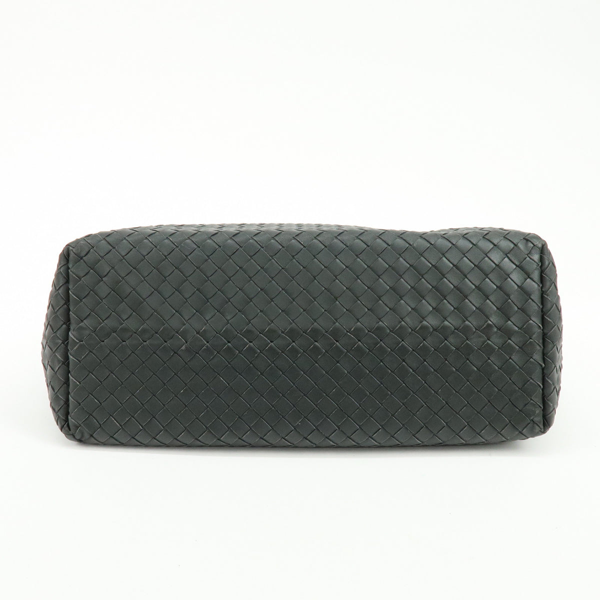 BOTTEGA VENETA Garda Intrecciato Leather Shoulder Bag Hand Bag Black
