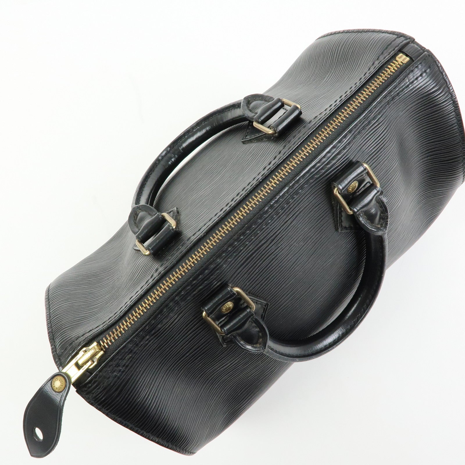 Louis Vuitton Epi Speedy 25 Boston Bag Hand Bag Noir Black M43012