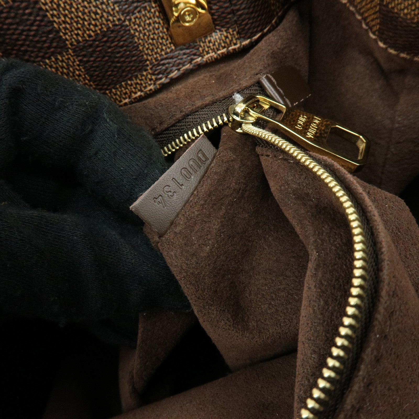 Louis Vuitton Damier Ebene Marylebone PM Shoulder Bag Brown N41215