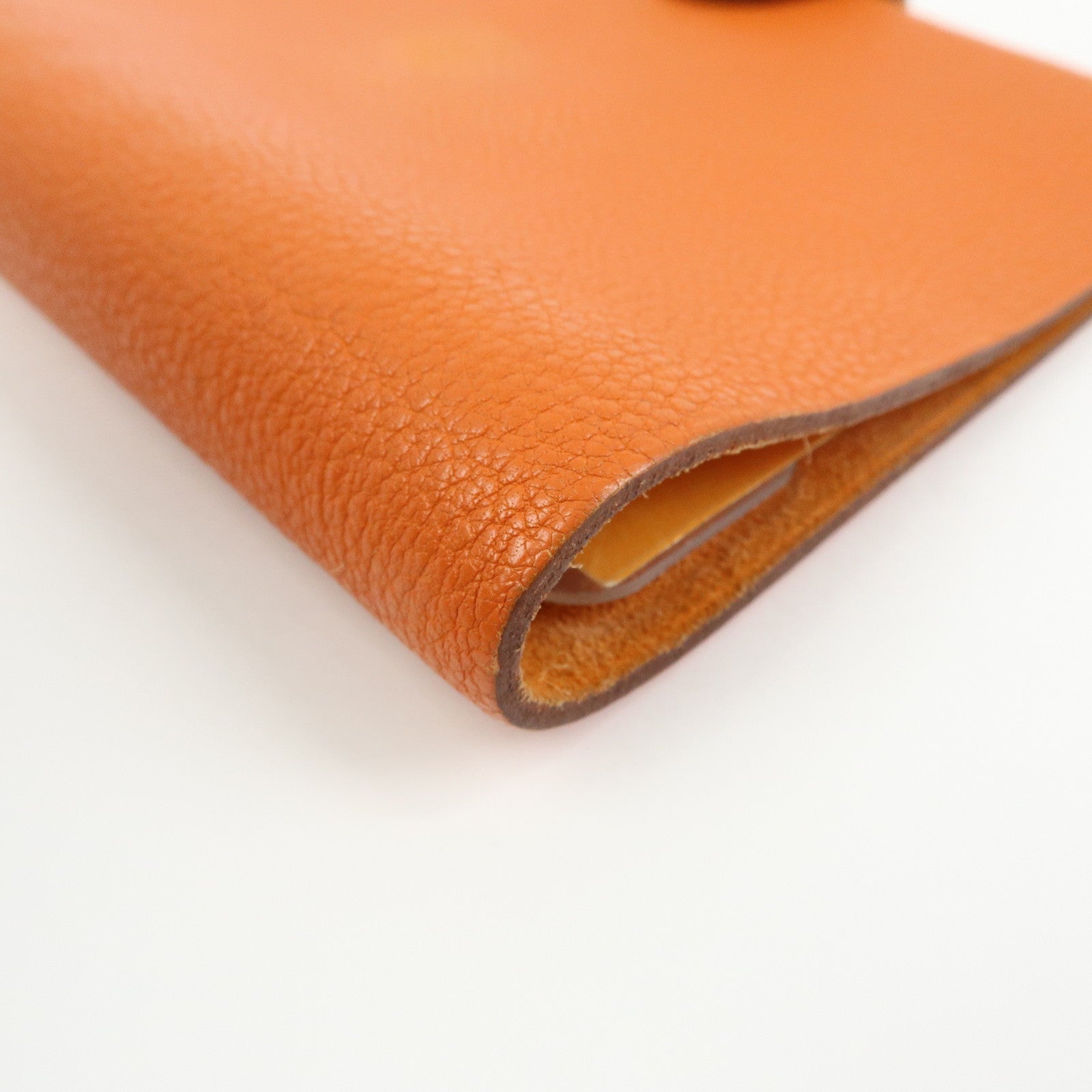 HERMES Ulysse PM Togo Leather Agenda Planner Cover ☐F Stamped