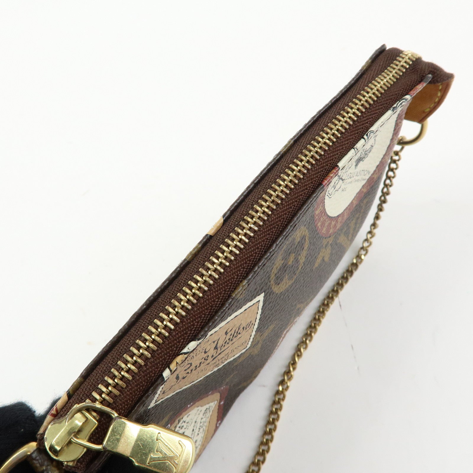 Louis Vuitton Monogram Mini Pochette Accessoire Patch Brown M95804