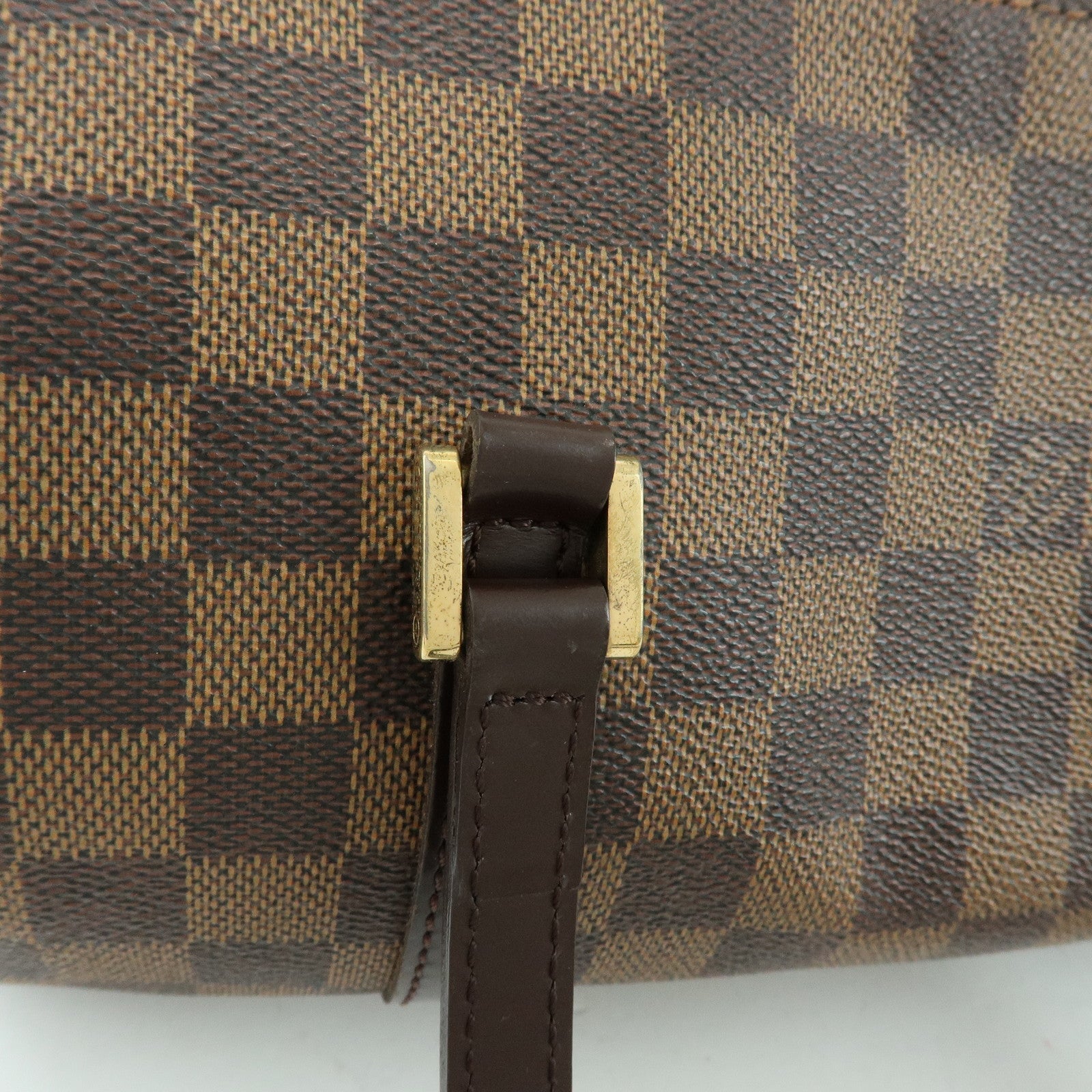 Louis Vuitton Damier Ebene Papillon 30 Hand Bag & Pouch Brown N51303