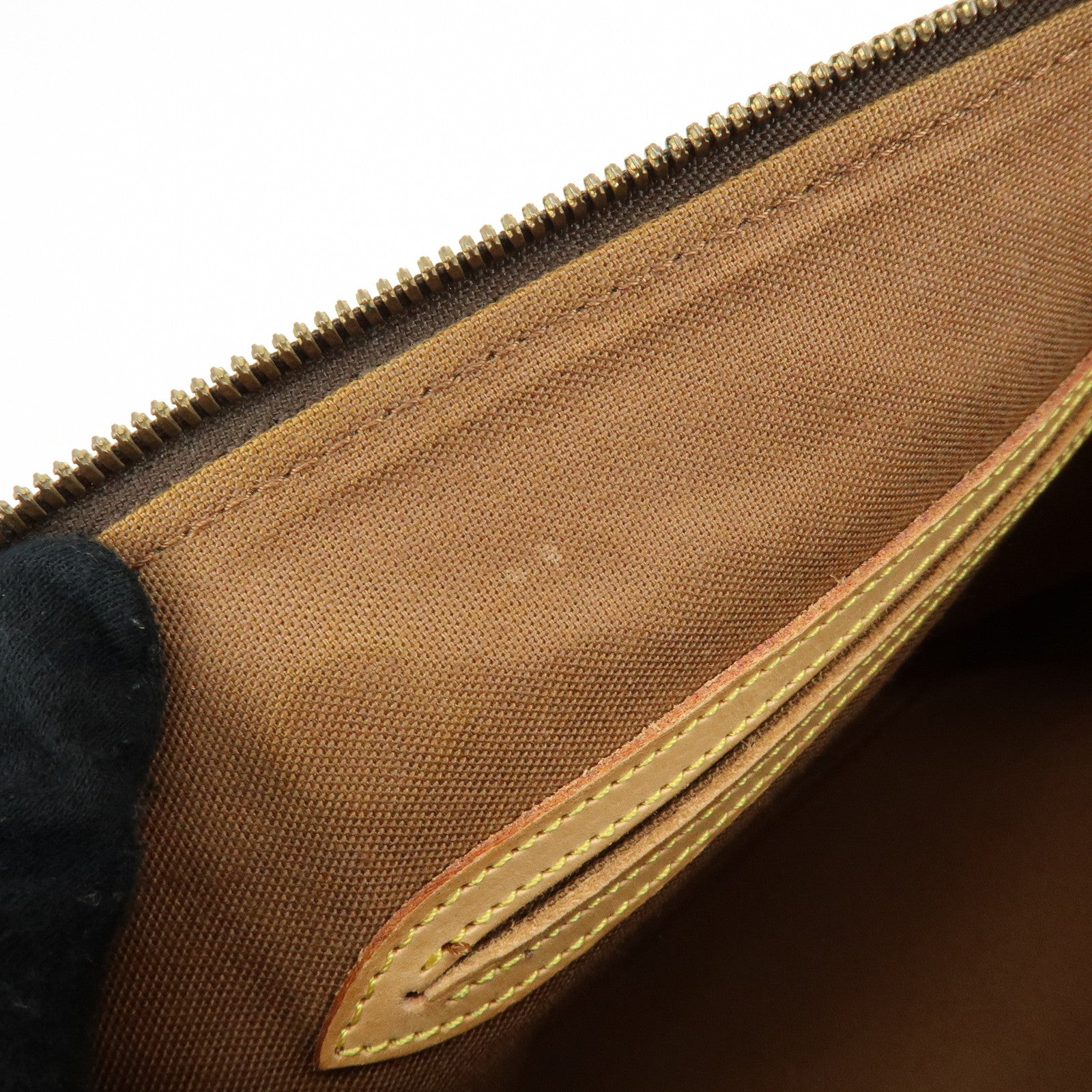 Louis Vuitton Monogram Alma PM Canvas Leather Hand Bag Brown M51130