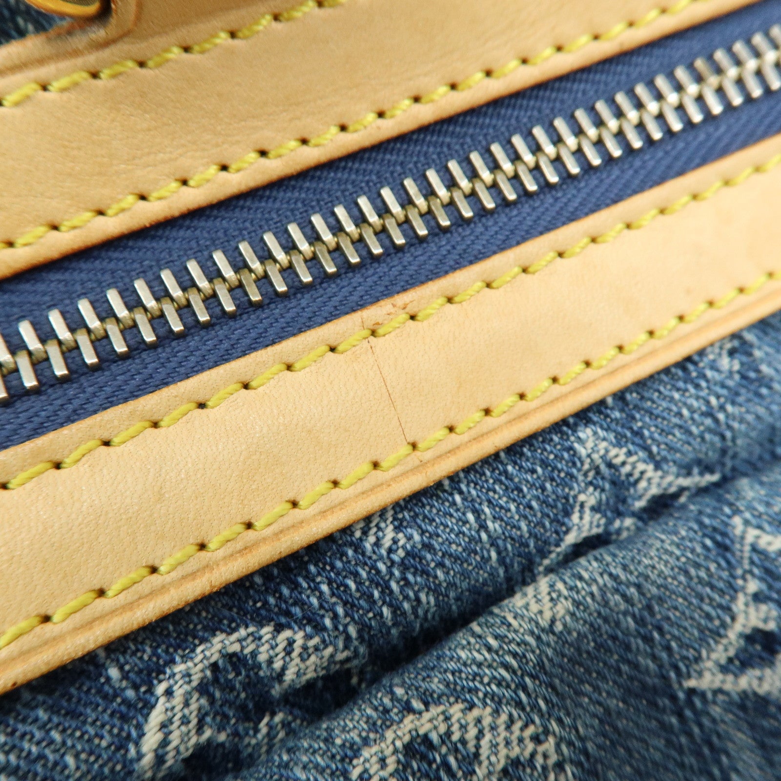 Louis Vuitton Monogram Denim Neo Speedy Boston Bag Blue M95019