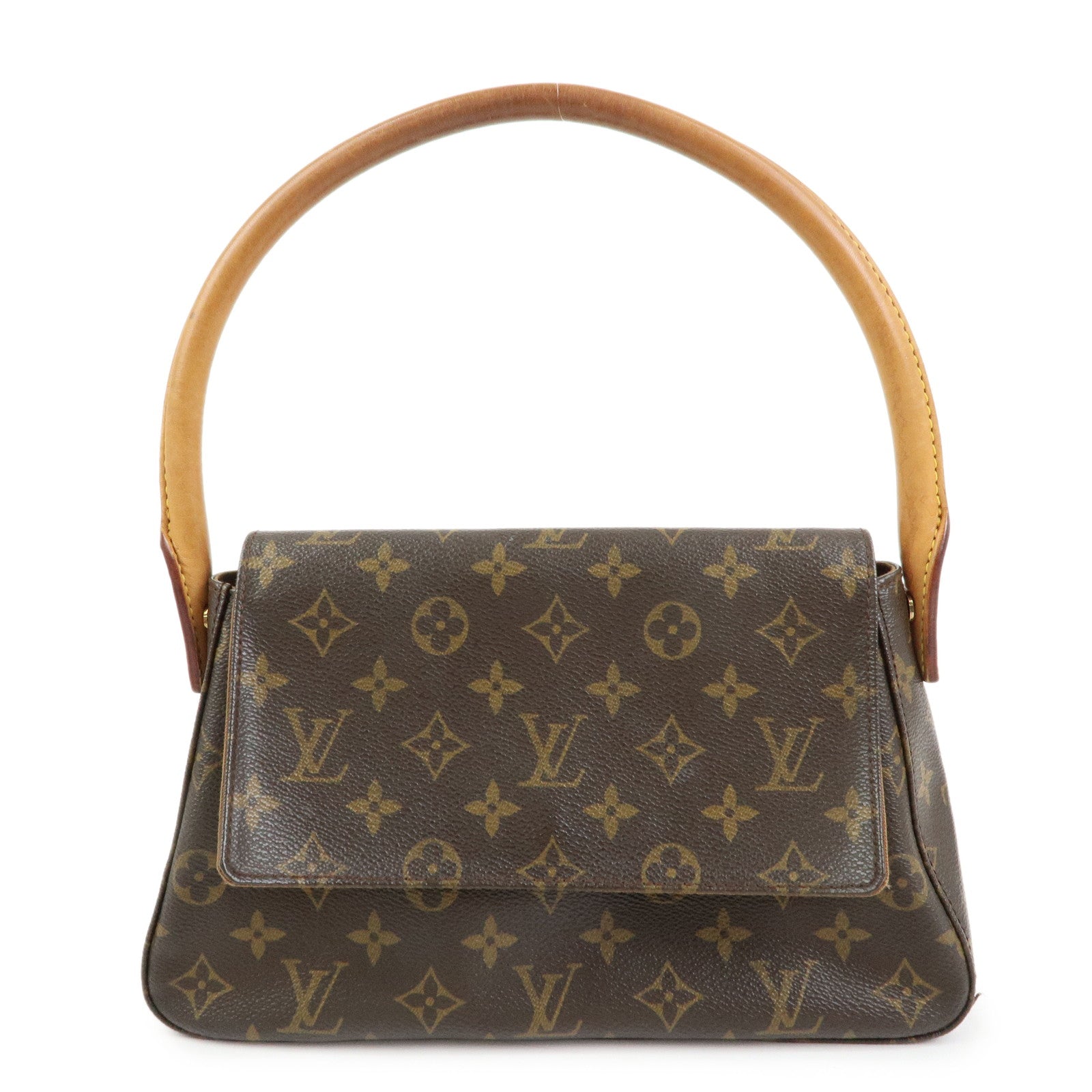 Louis Vuitton Monogram Mini Looping Shoulder Bag Brown M51147