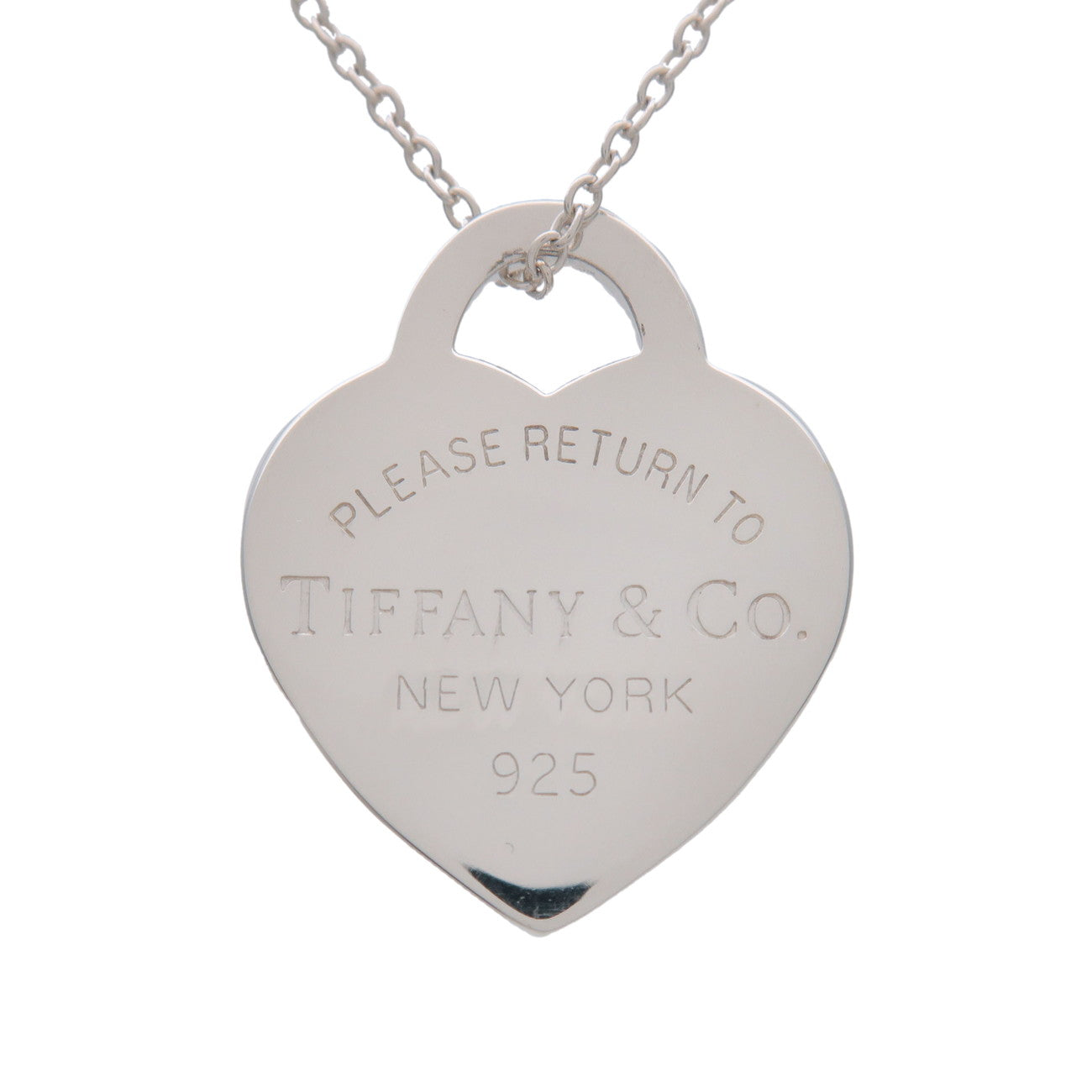 Tiffany & Co Return to Tiffany Heart Tag Necklace SV925 Silver