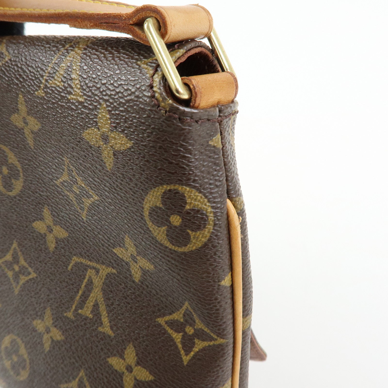 Louis Vuitton Monogram Musette Tango Short Shoulder Bag Brown M51257