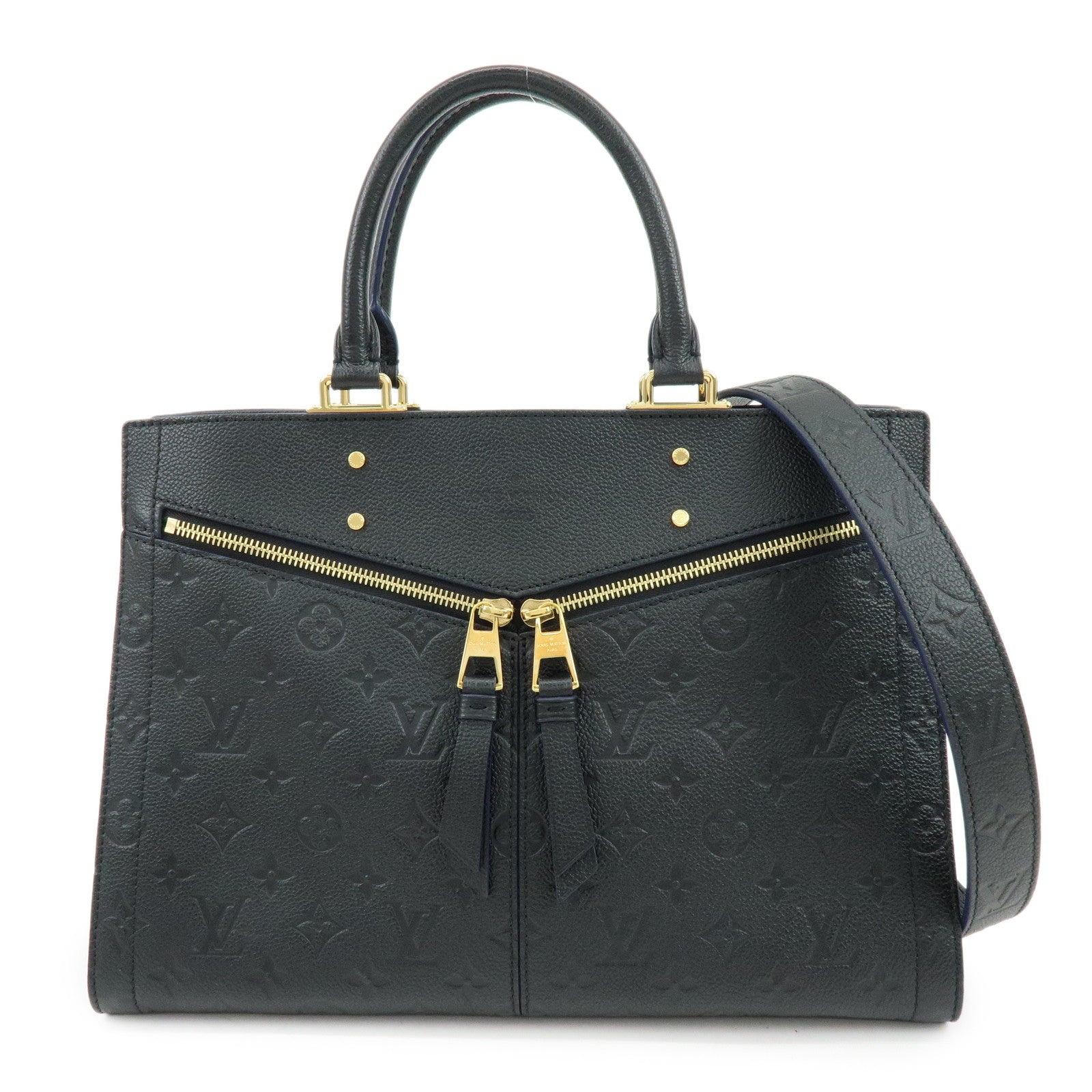 Louis Vuitton Monogram Empreinte Three PM 2Way Bag Noir M54273