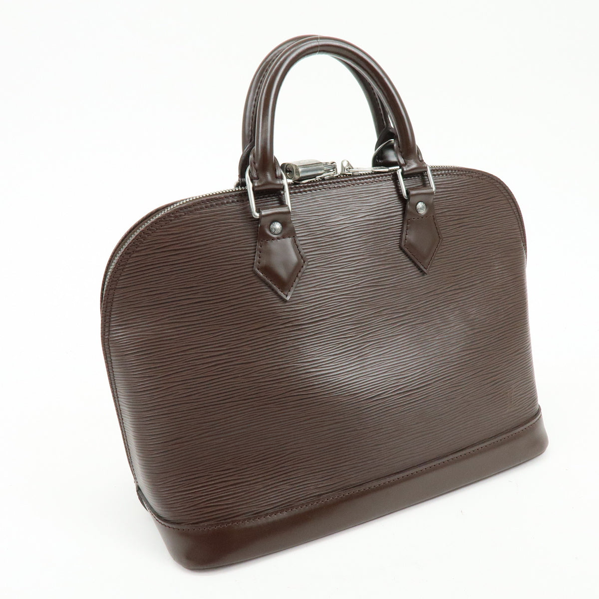 Louis Vuitton Epi Alma Leather Hand Bag Moca M5280D