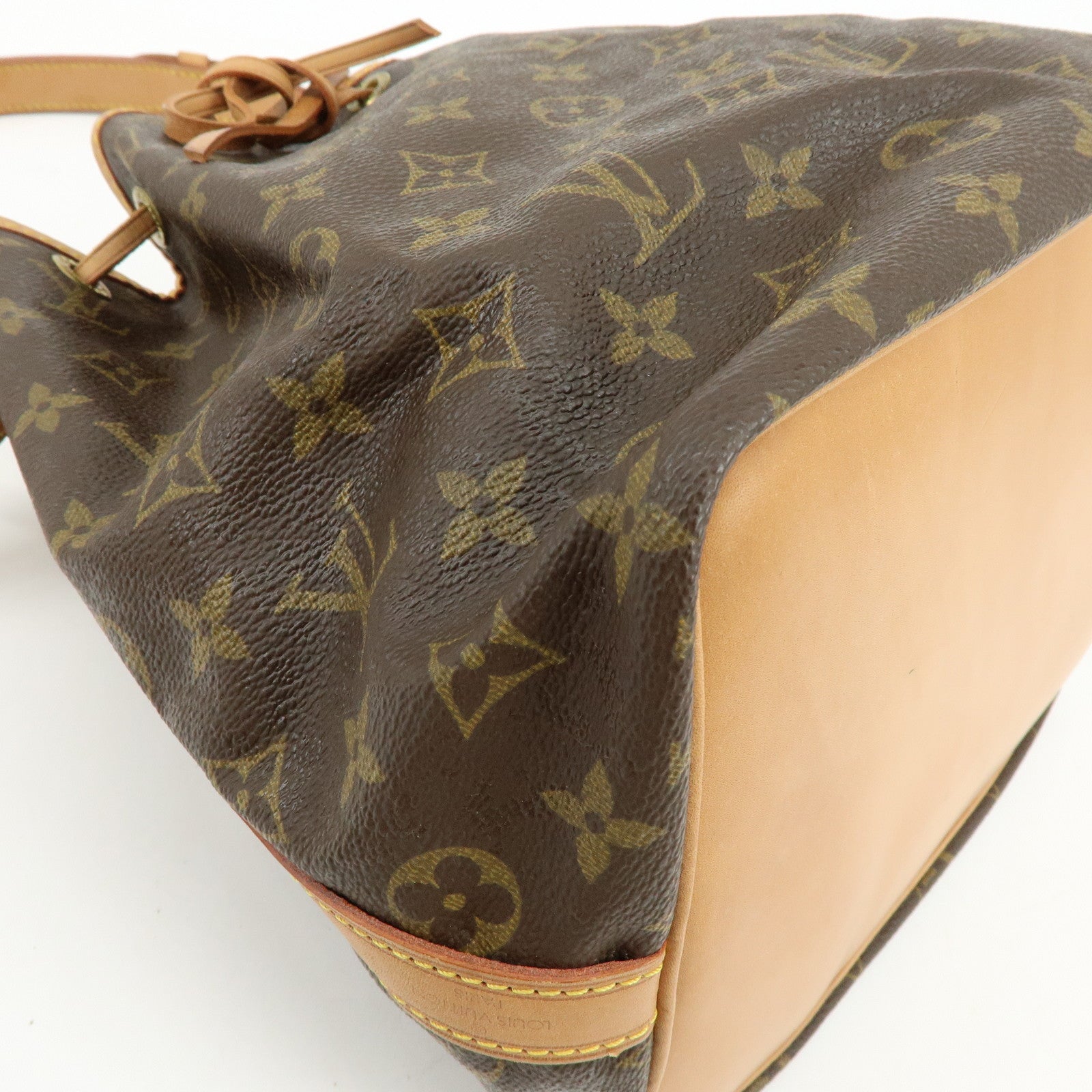 Louis Vuitton Monogram Petit Noe Shoulder Bag Brown M42226