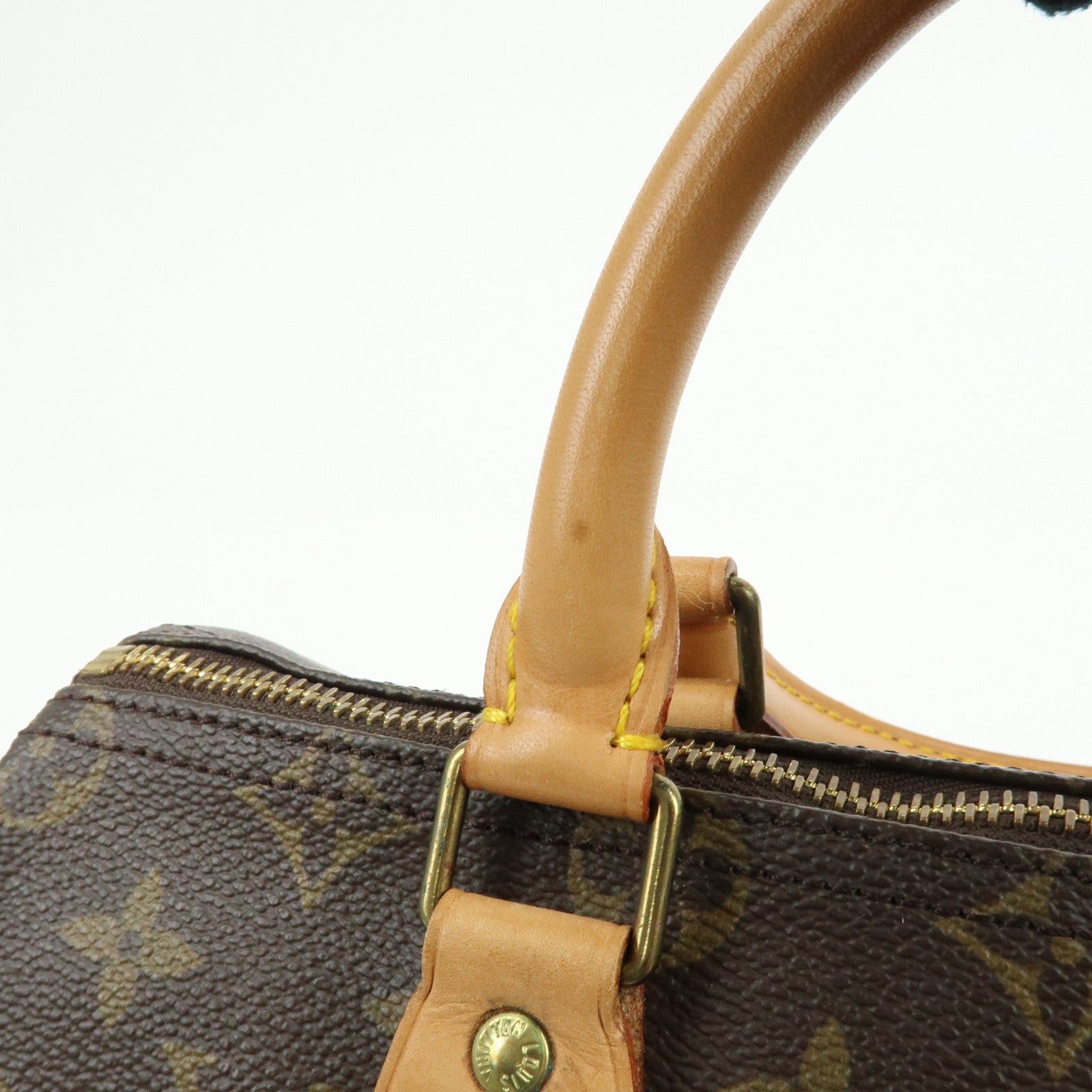 Louis Vuitton Monogram Speedy 25 Boston Bag Hand Bag Brown M41528