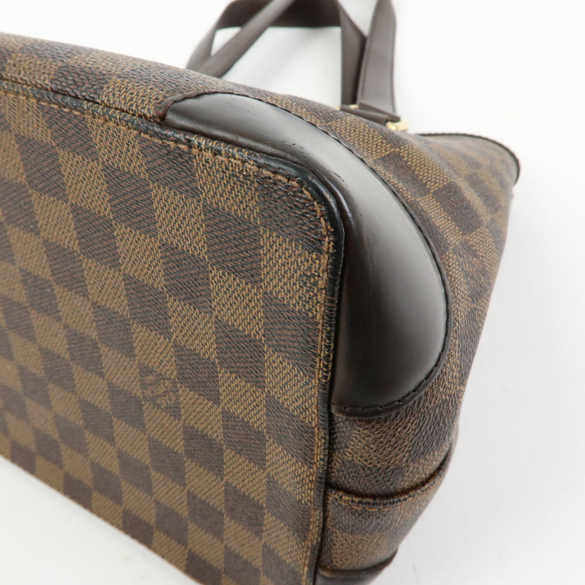 Louis Vuitton Damier Ebene Hampstead PM Hand Bag Tote Bag N51205