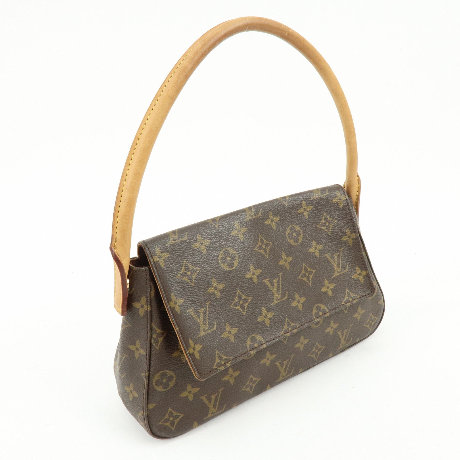 Louis Vuitton Monogram Mini Looping Shoulder Bag Brown M51147