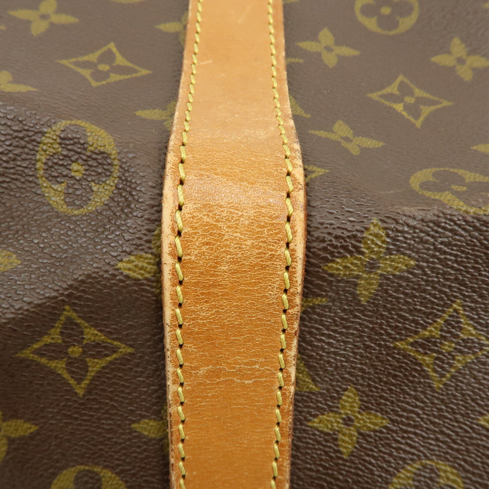 Louis Vuitton Monogram Sac Souple 55 Boston Bag Brown M41622