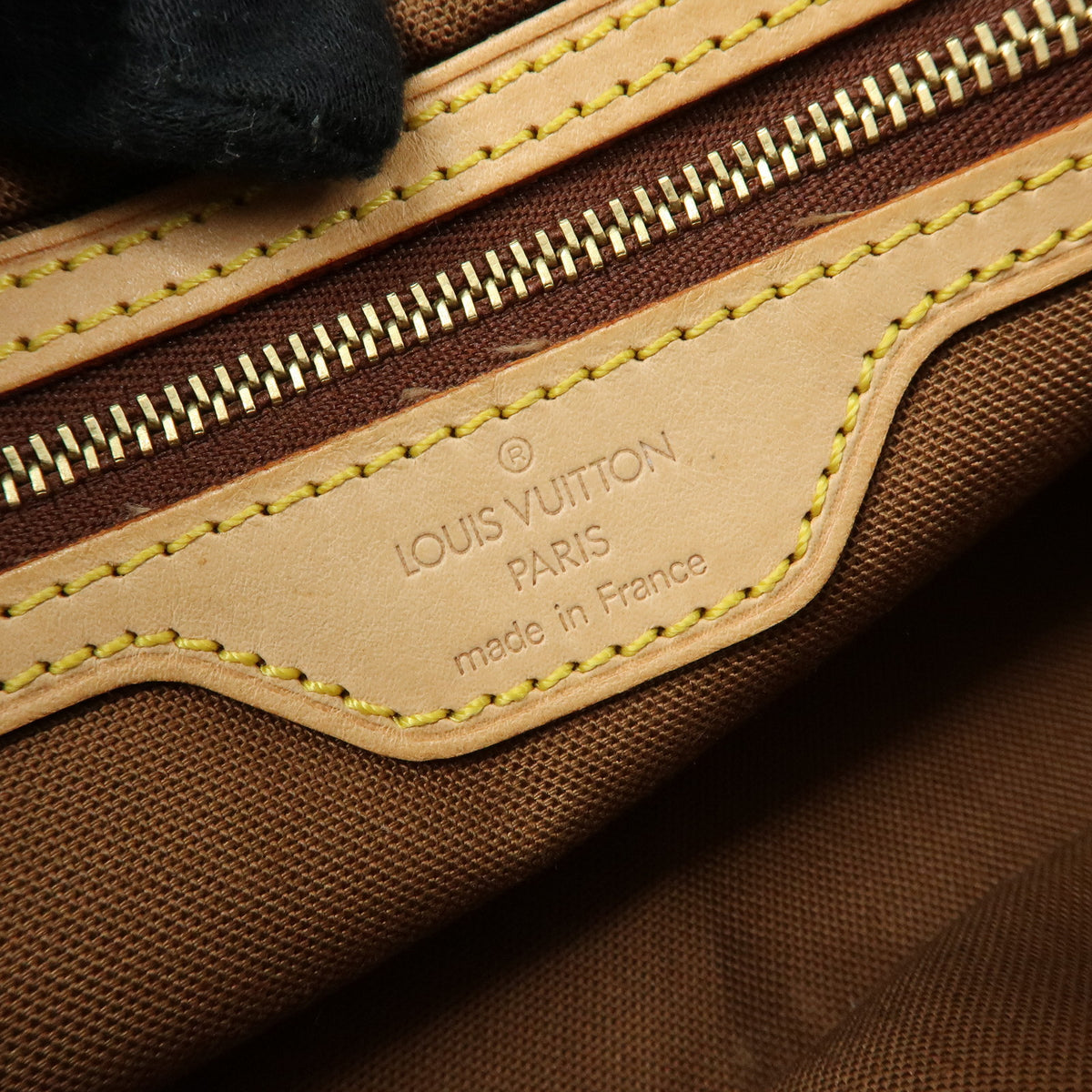 Louis Vuitton Monogram Trotteur Canvas Shoulder Bag Brown M51240