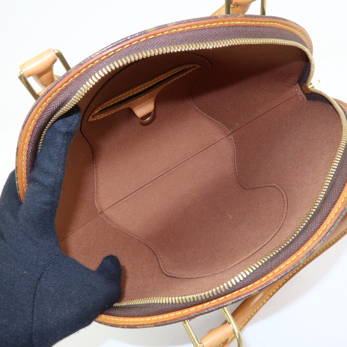 Louis Vuitton Monogram Ellipse PM Hand Bag Brown M51127