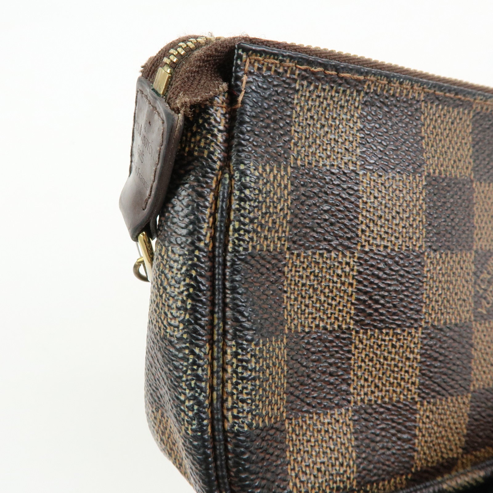 Louis Vuitton Damier T&B Mini Pochette Accessoires Pouch Brown N58011