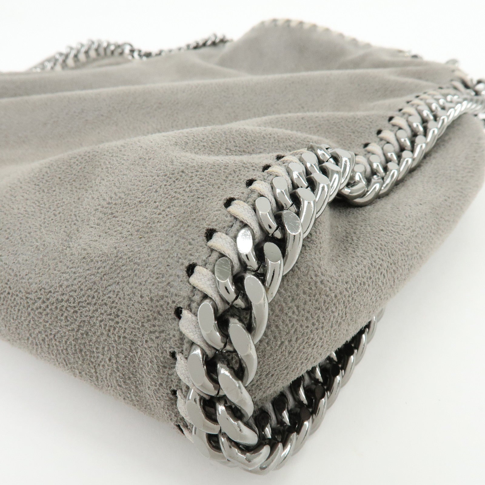 STELLA MCCARTNEY Falabella Faux Leather 2Way Bag Grey 371223