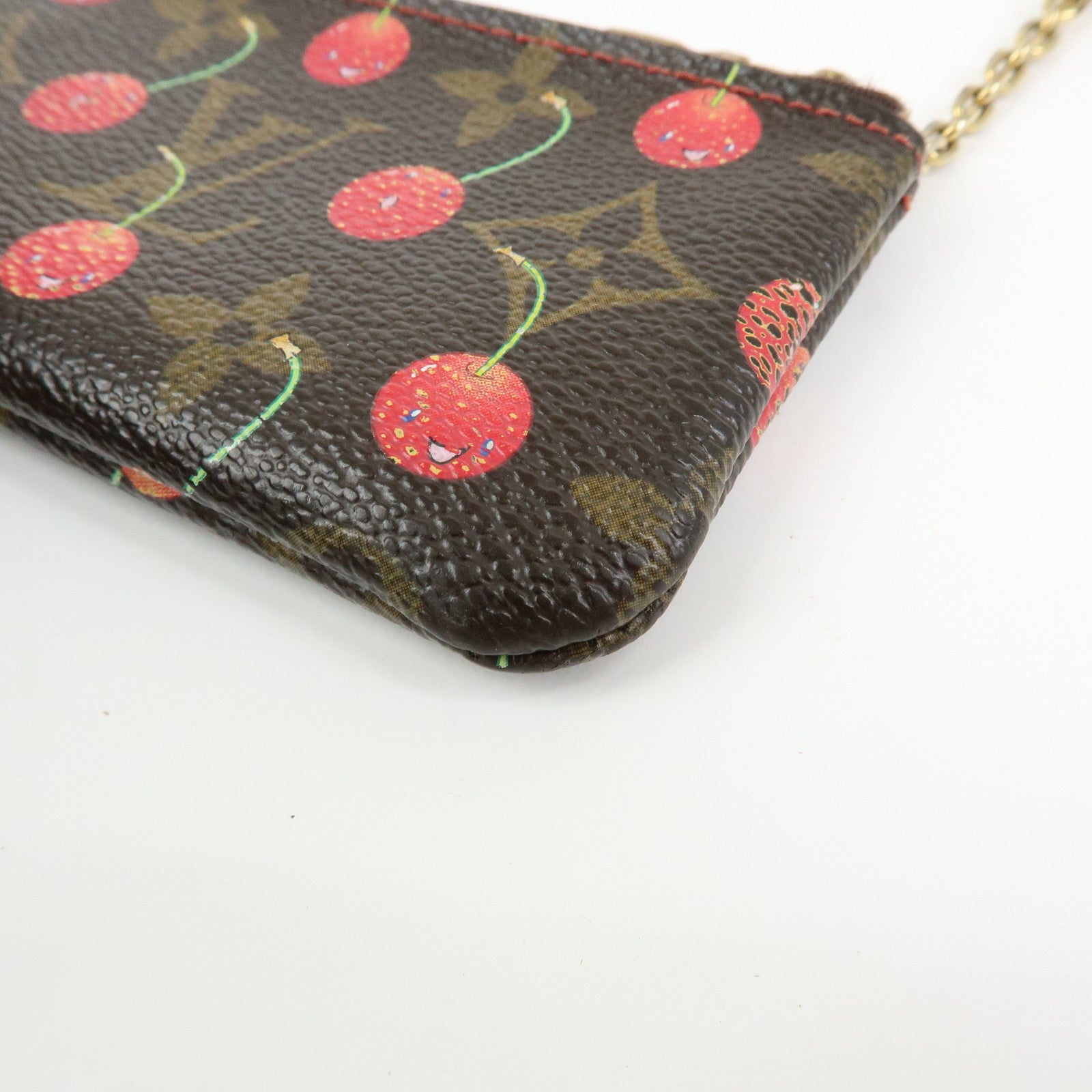 Louis Vuitton Monogram Cherry Pochette Cles Coin Case M95042