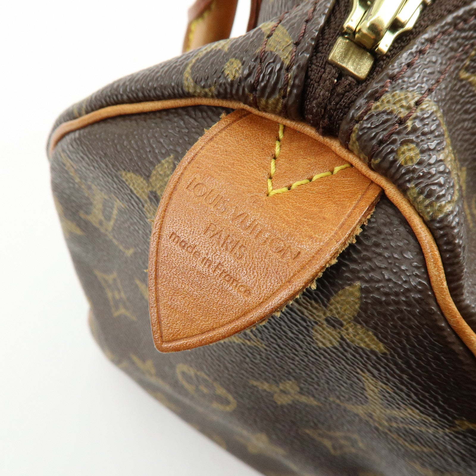 Louis Vuitton Monogram Speedy 25 Boston Bag Hand Bag Brown M41528