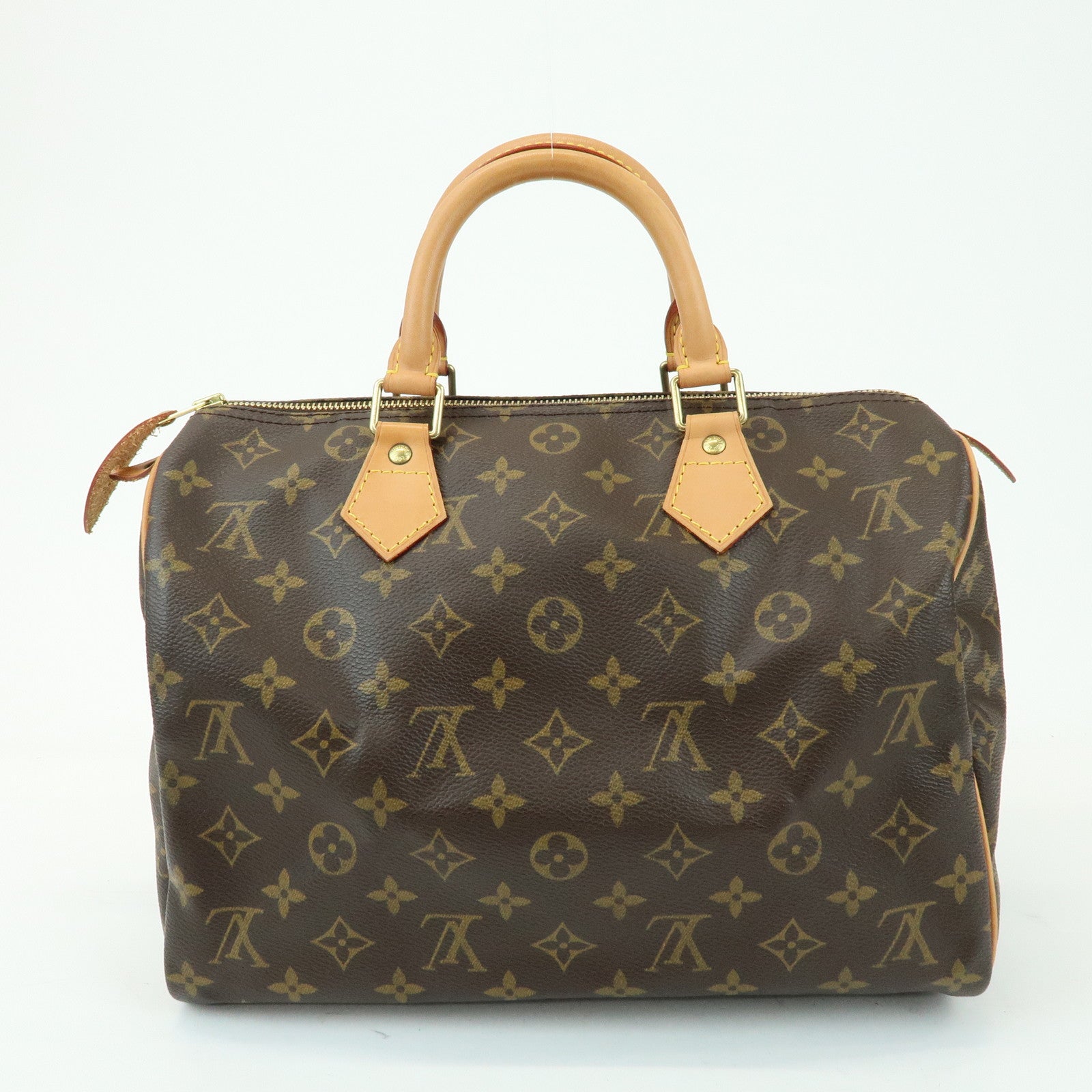 Louis Vuitton Monogram Speedy 30 Boston Bag Hand Bag Brown M41526