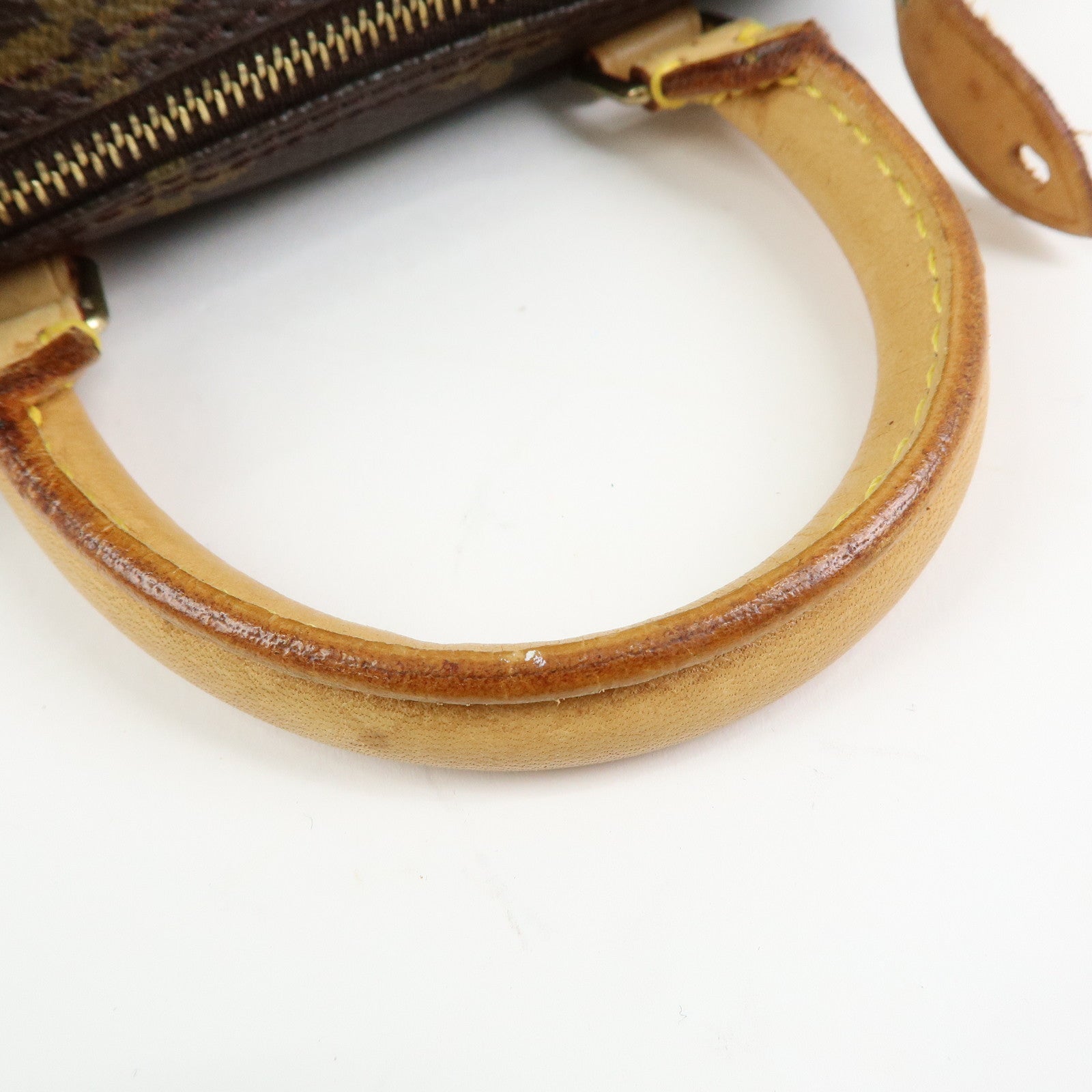Louis Vuitton Monogram Canvas Mini Speedy Hand Bag Brown M41534