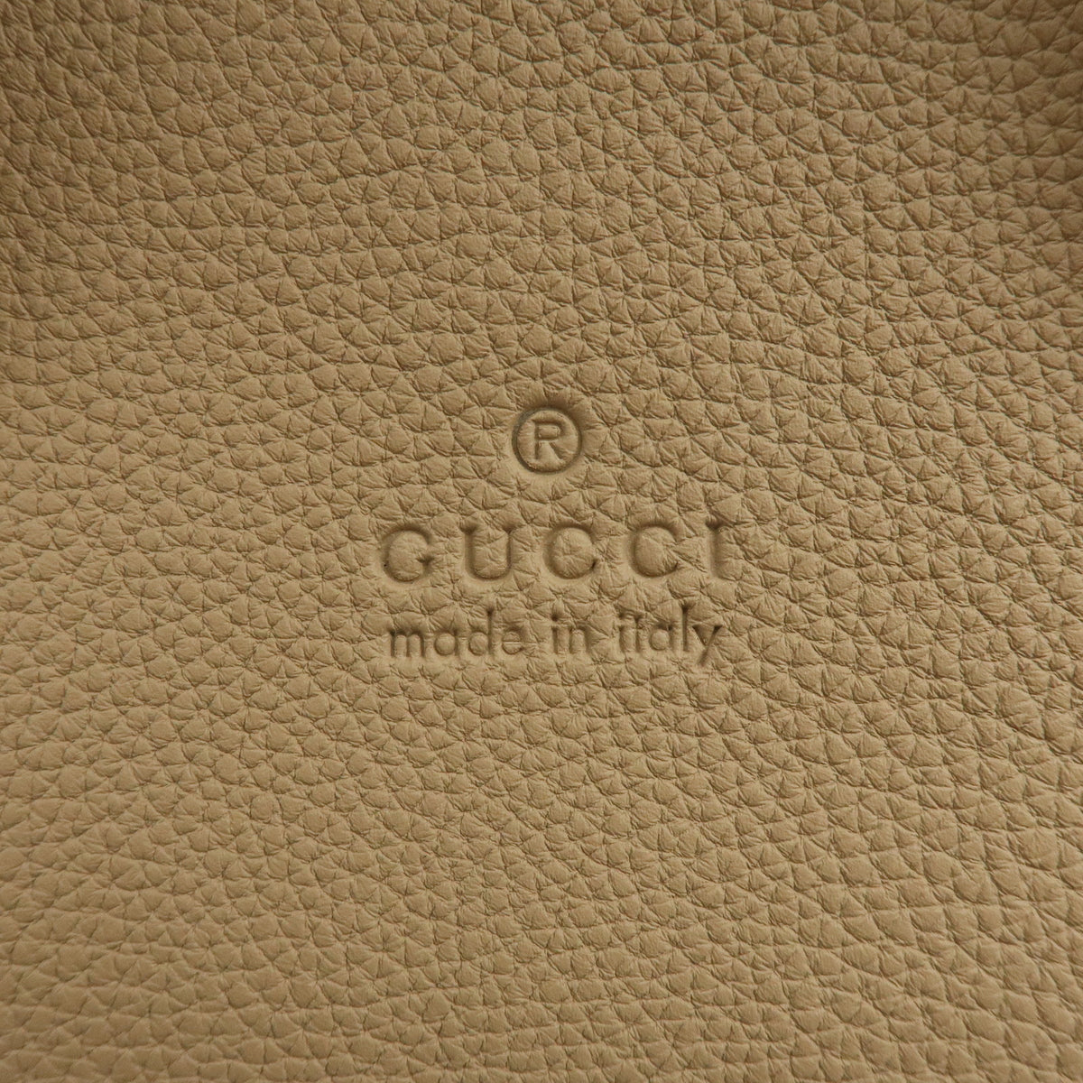 GUCCI Leather 2Way Bag Hand Bag Shoulder Bag Beige 420023