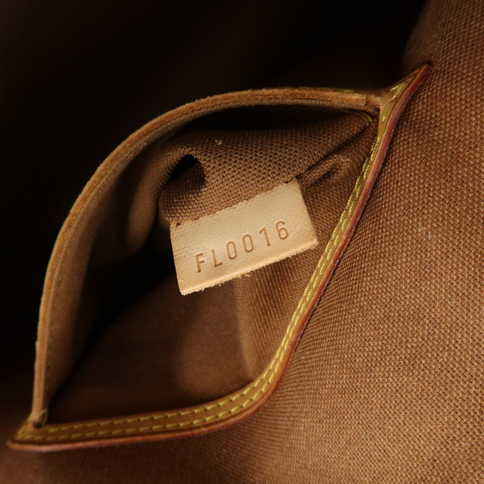 Louis Vuitton Monogram Alma PM Hand Bag Brown M51130
