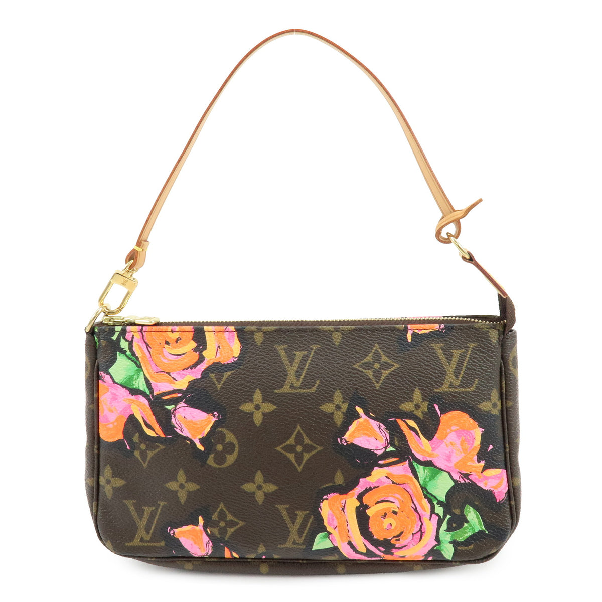 Louis Vuitton Monogram Rose Pochette Accessoires Pouch Brown M48615
