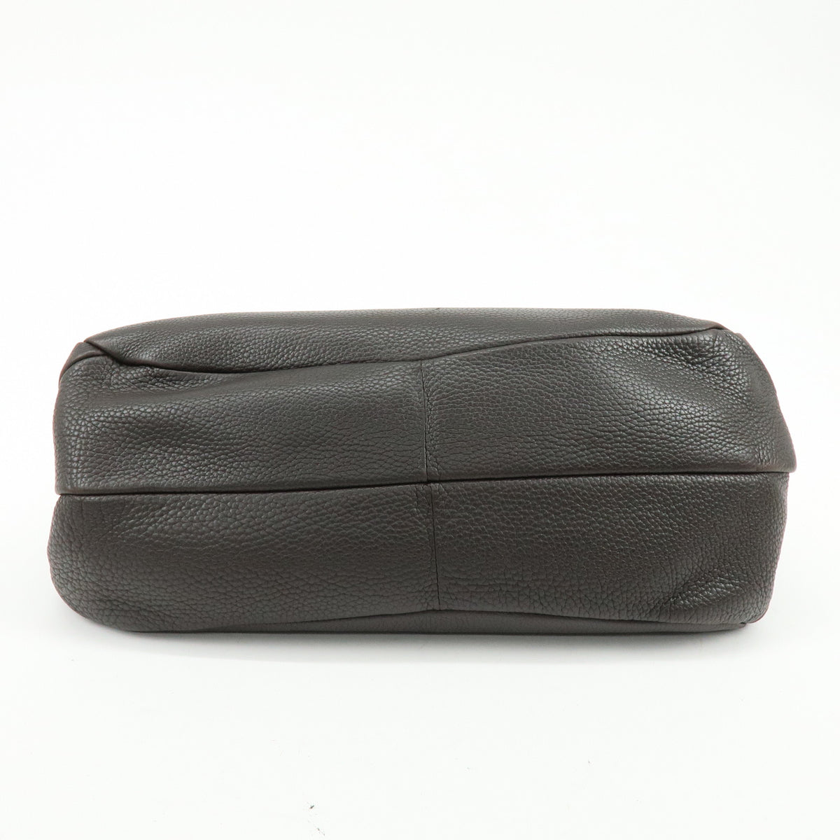 BOTTEGA VENETA Intrecciato Campana Large Leather Shoulder Bag Brown