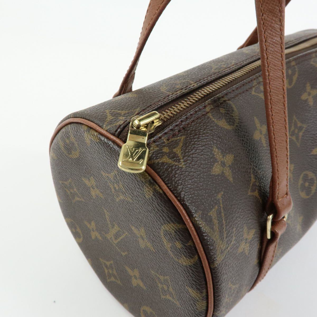 Louis Vuitton Monogram Papillon 26 Hand Bag Brown M51366