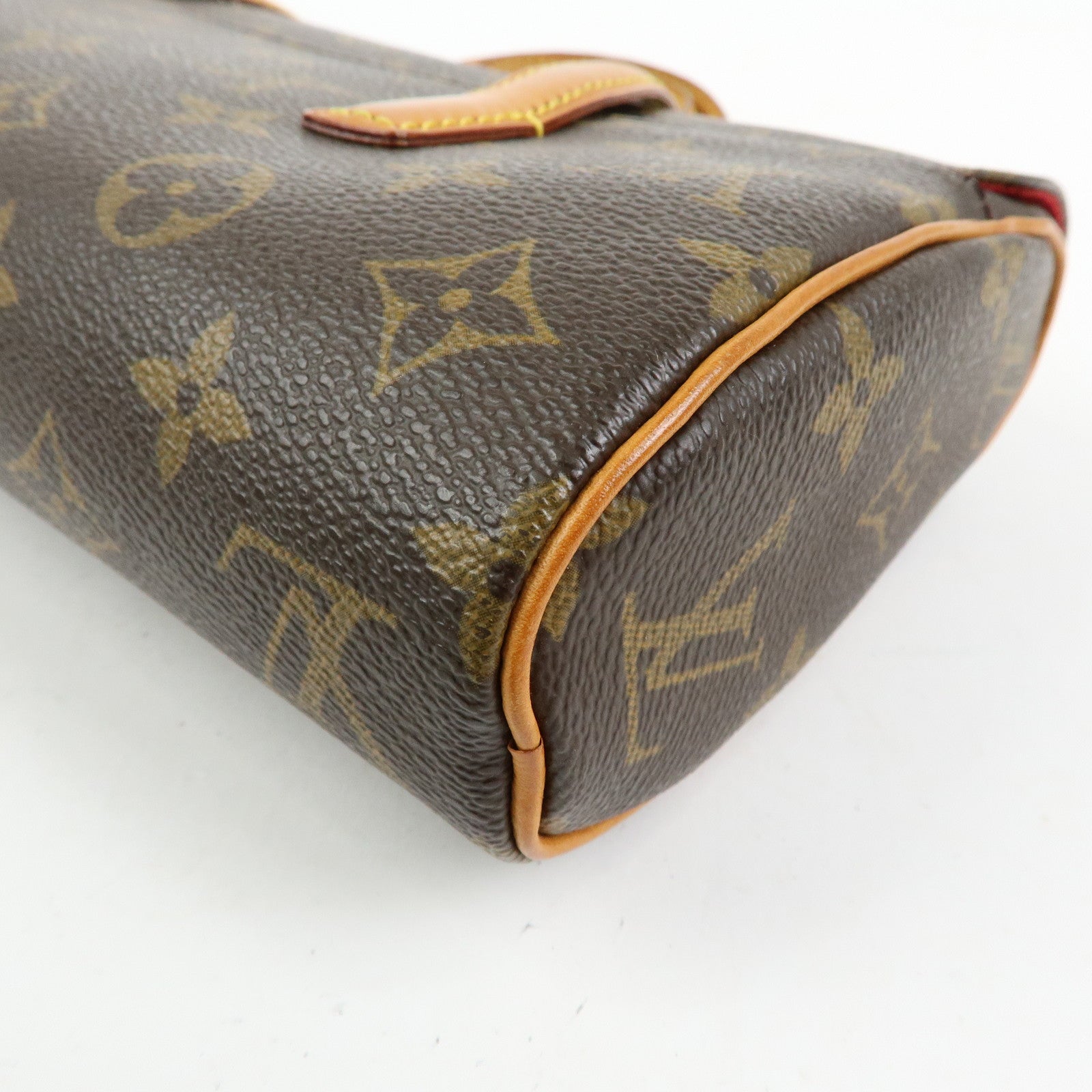 Louis Vuitton Monogram Sonatine Hand Bag Brown M51902