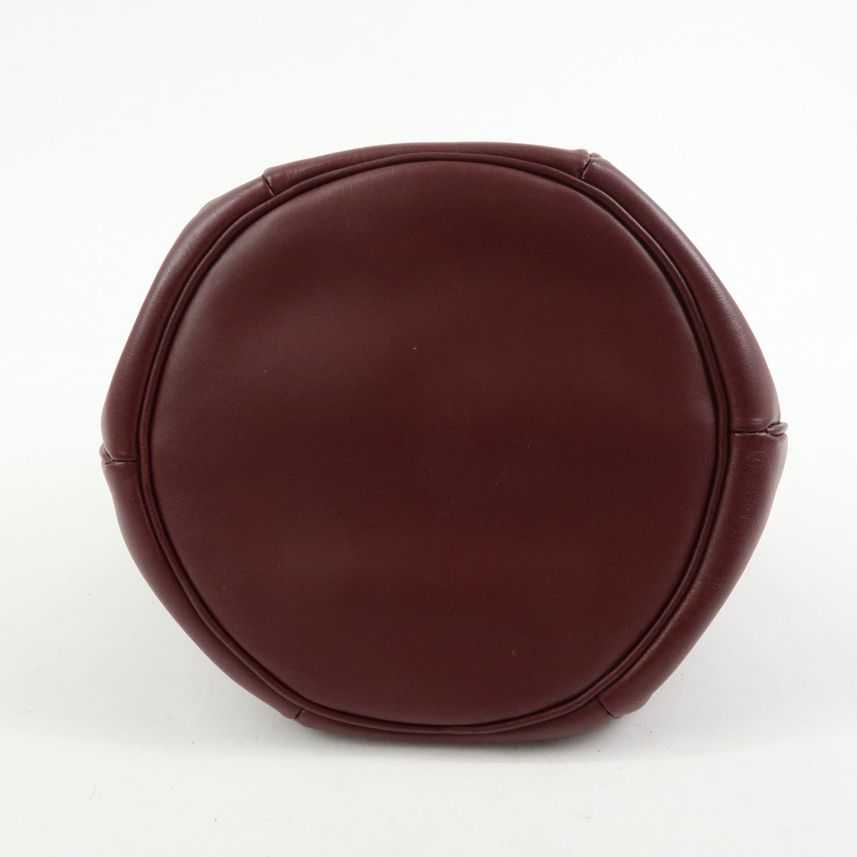 Cartier Must de Cartier Leather Drawstring Mini Shoulder Bag Bordeaux