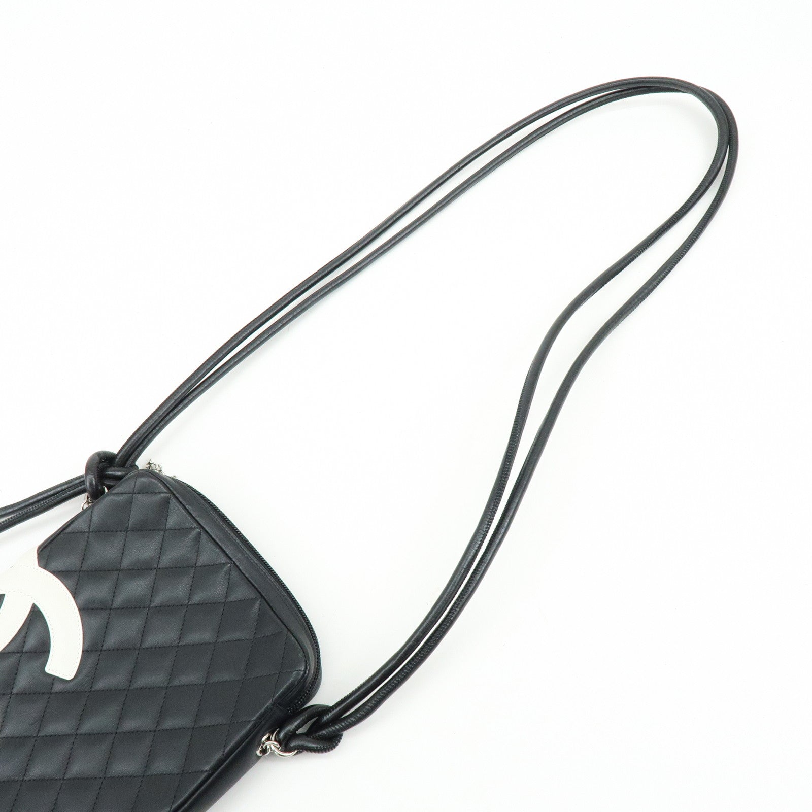 CHANEL Cambon Line Lambskin Medium Pochette Shoulder Bag A25178