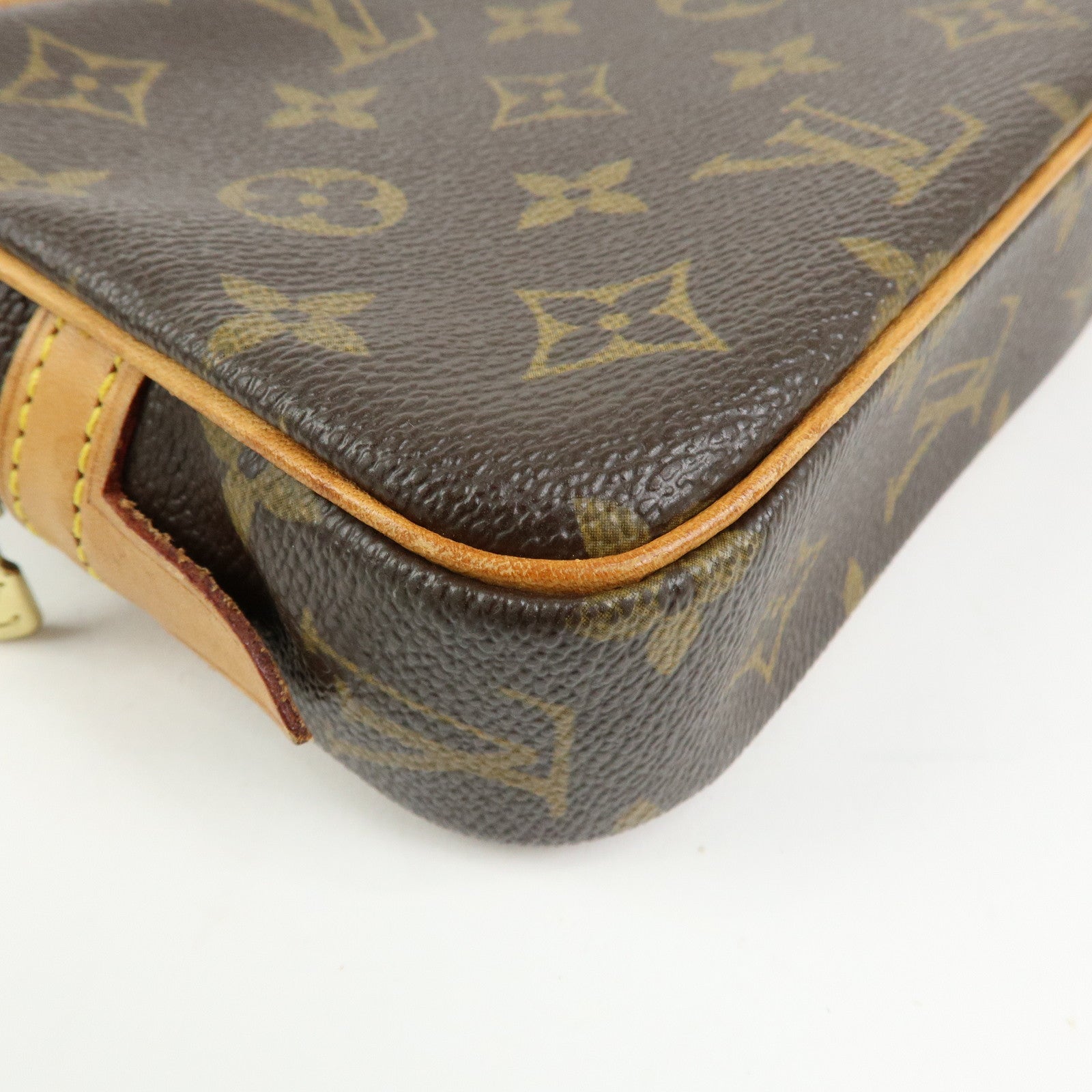 Louis Vuitton Monogram Pochette Marly Bandouliere Bag Brown M51828