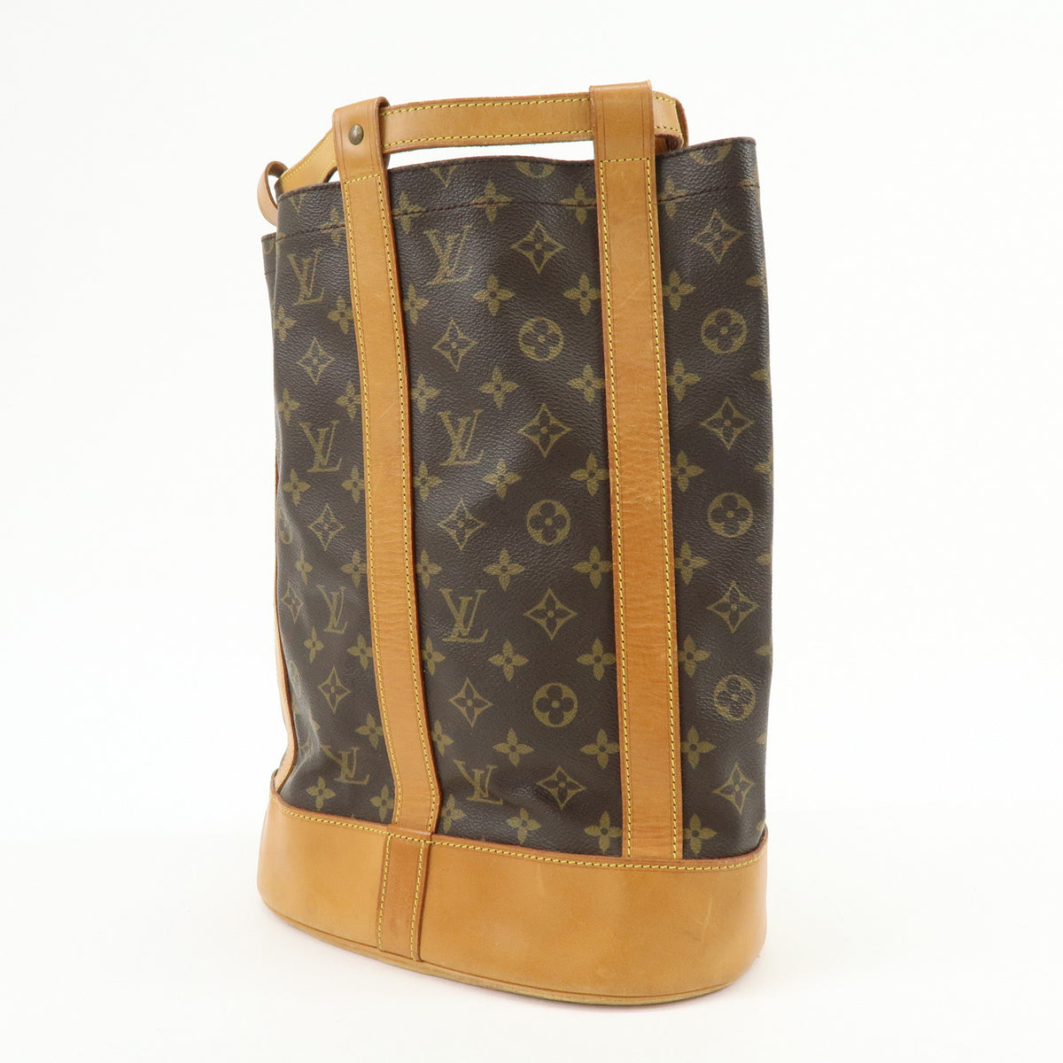 Louis Vuitton Monogram Randonnee PM Shoulder Bag Brown M42243