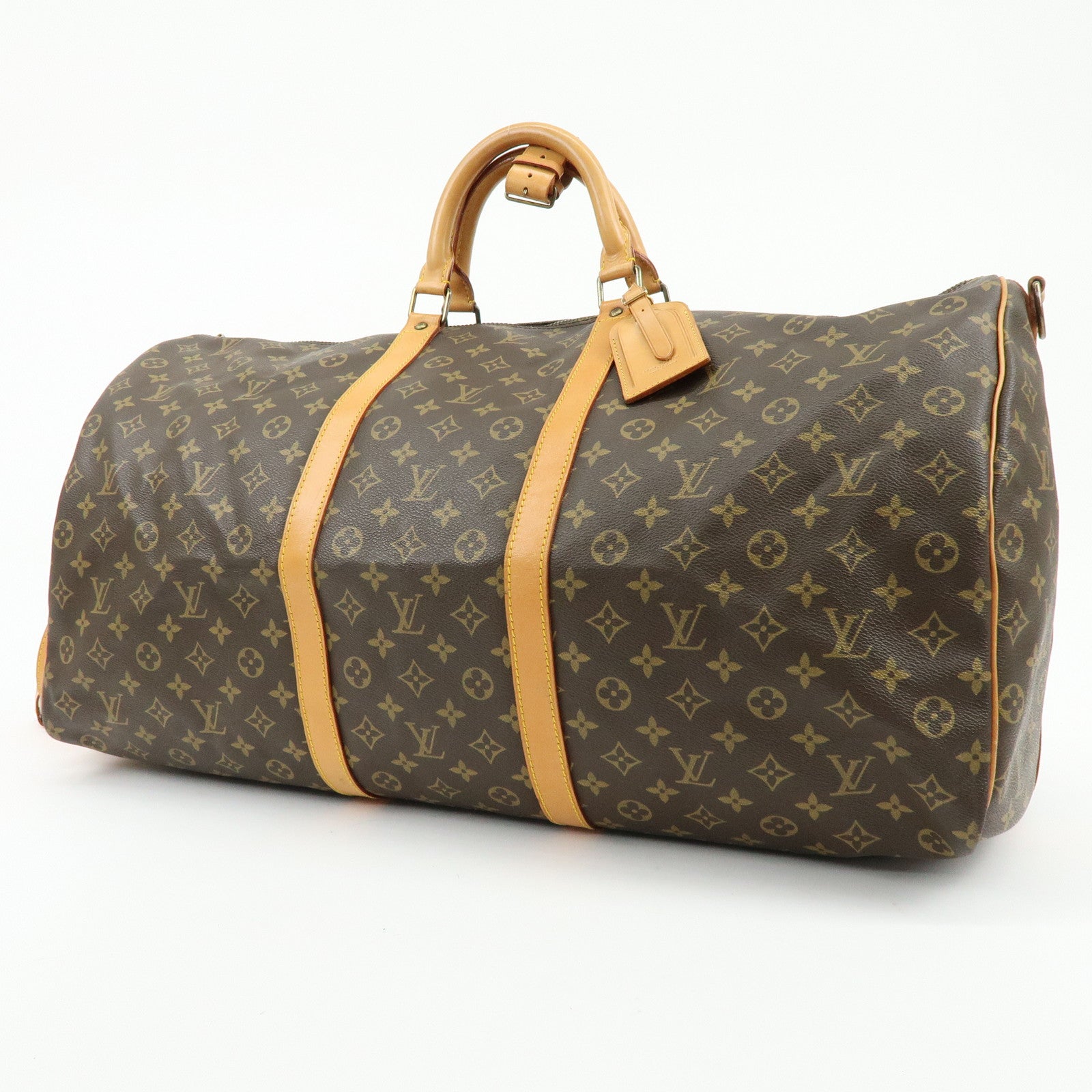 Louis Vuitton Monogram Keep All Bandouliere 60 Boston Bag M41412