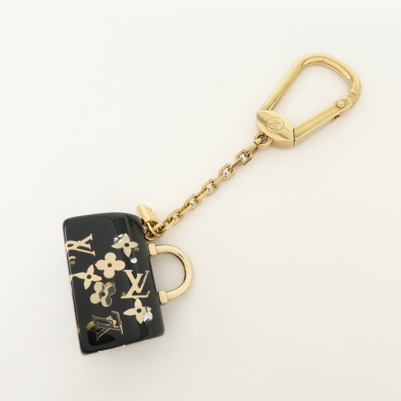 Louis Vuitton Resin Porte-Cles Speedy Inclusion Bag Charm Key Chain