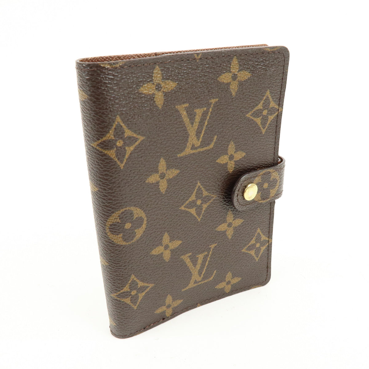 Louis Vuitton Monogram Agenda PM Planner Cover Brown R20005