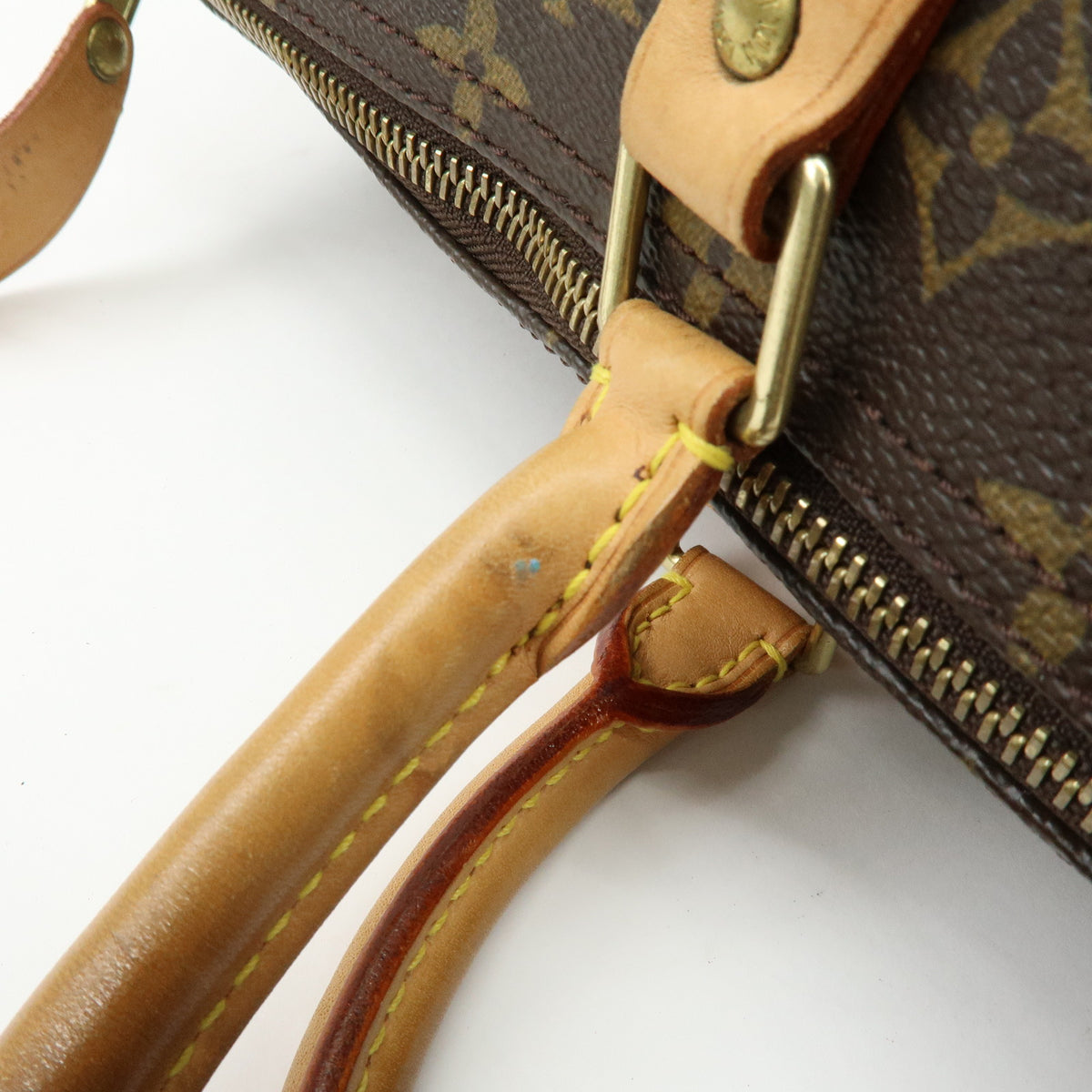Louis Vuitton Monogram Speedy 40 Hand Bag Boston Bag Brown M41522