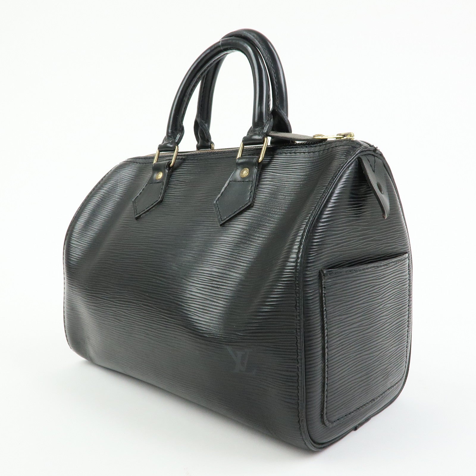 Louis Vuitton Epi Speedy 25 Boston Bag Hand Bag Noir Black M43012