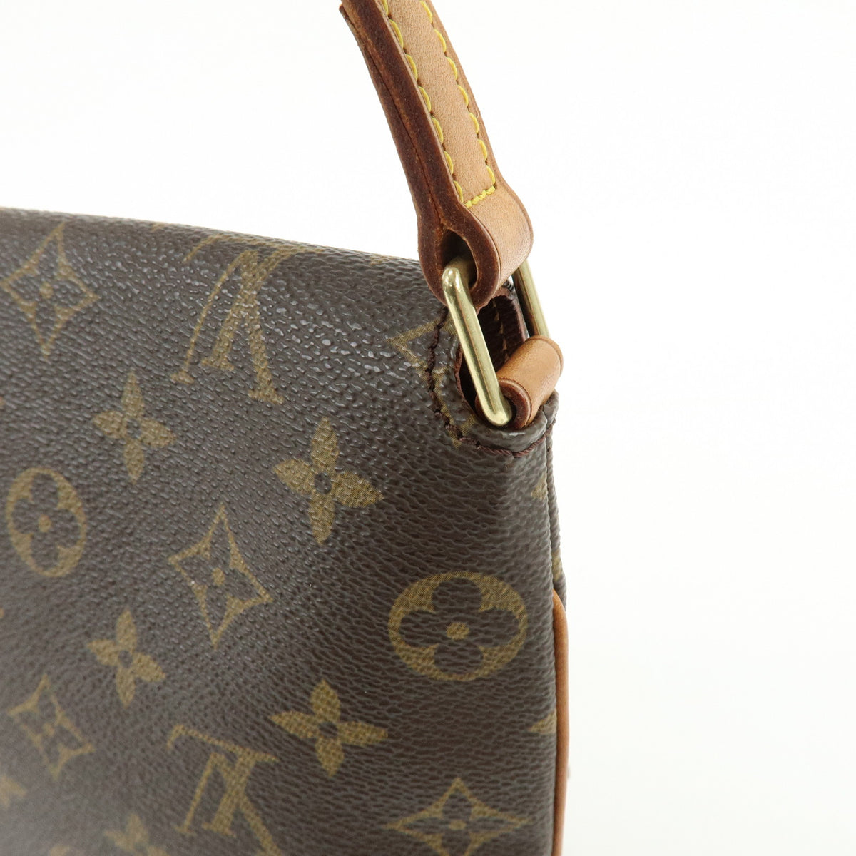 Louis Vuitton Monogram Musette Tango Short Shoulder Bag Brown M51257