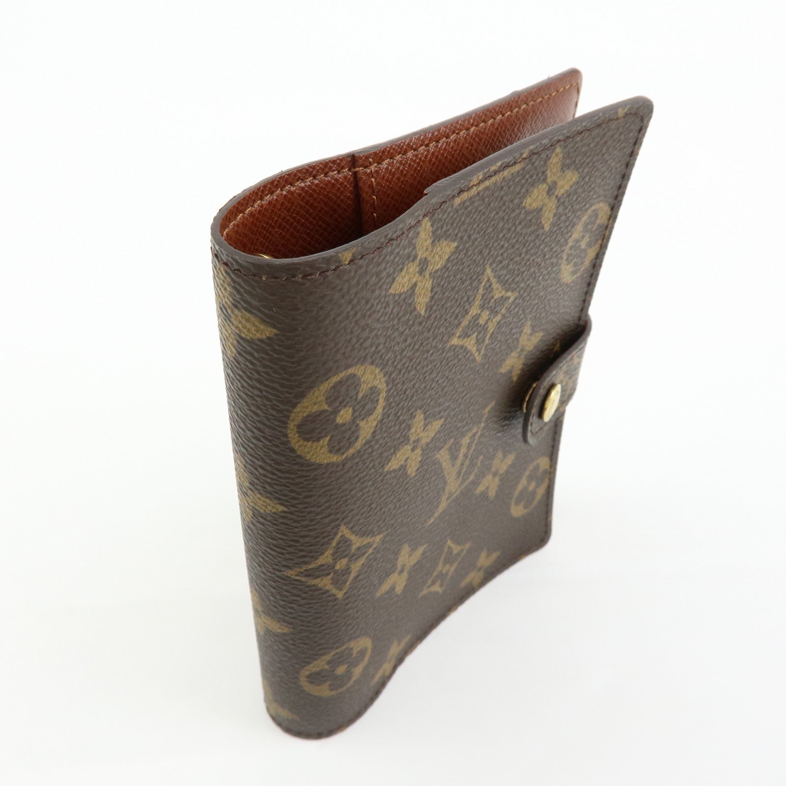 Louis Vuitton Monogram Agenda PM Planner Cover Brown R20005