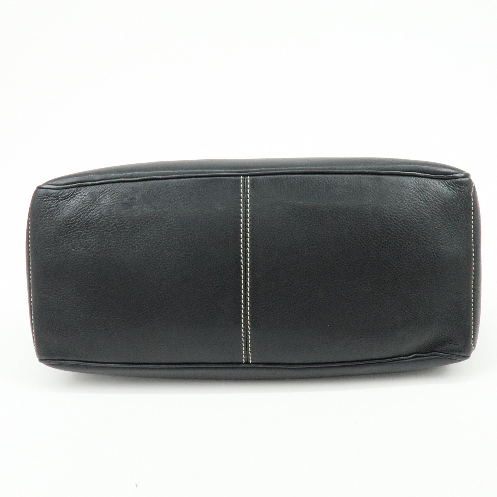 CELINE Macadam Boogie Bag Leather Hand Bag Tote Bag Black