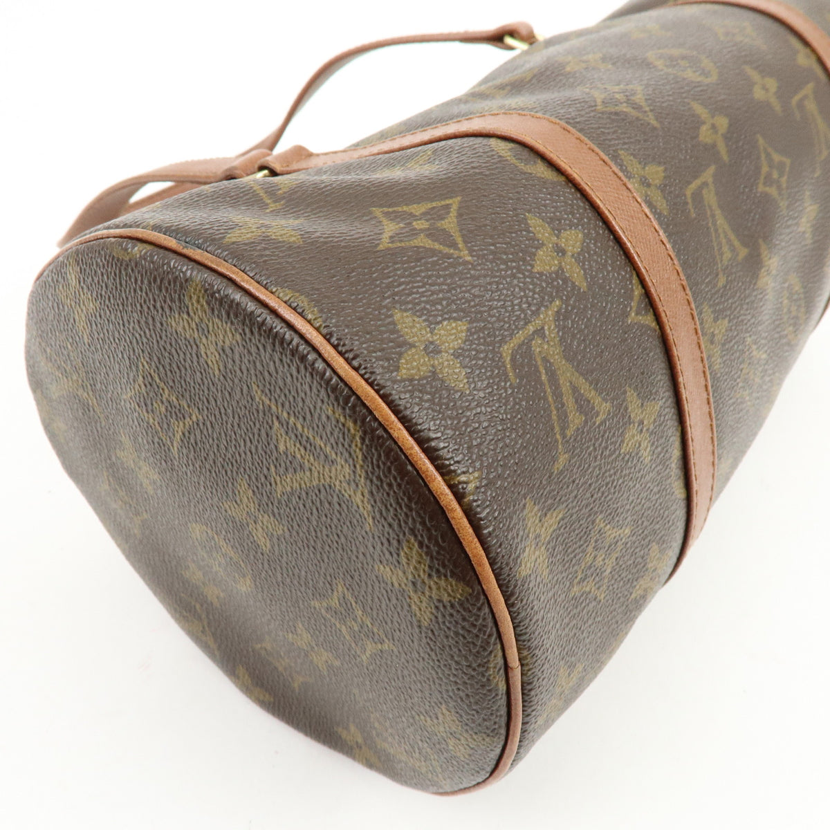Louis Vuitton Monogram Papillon 30 Hand Bag Brown M51365