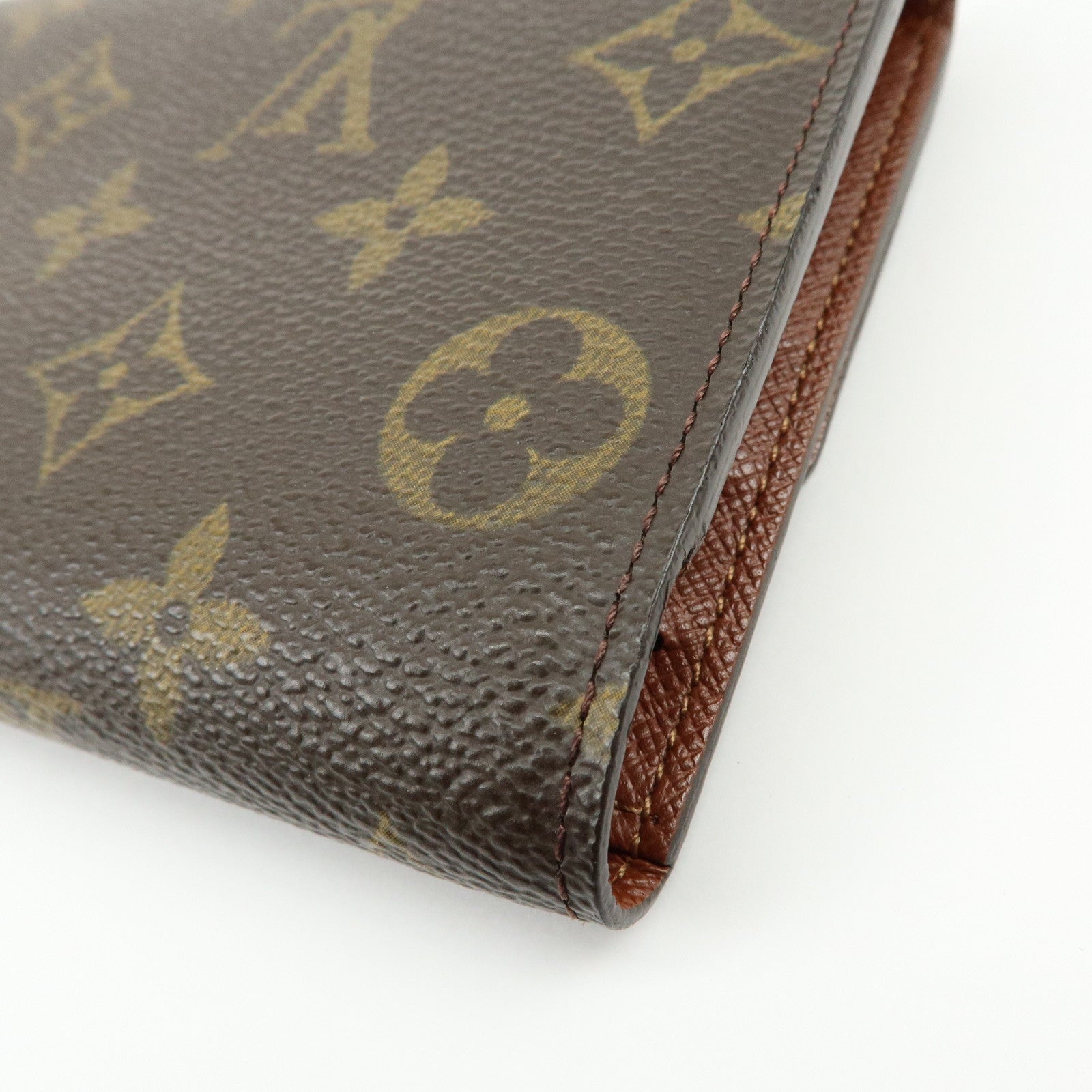 Louis Vuitton Monogram Porte Tresor International Wallet Brown M61215