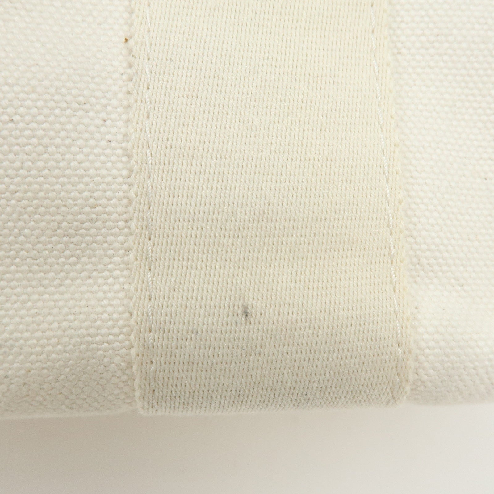 HERMES Bora Bora PM Canvas Tote Bag Hand Bag Ivory