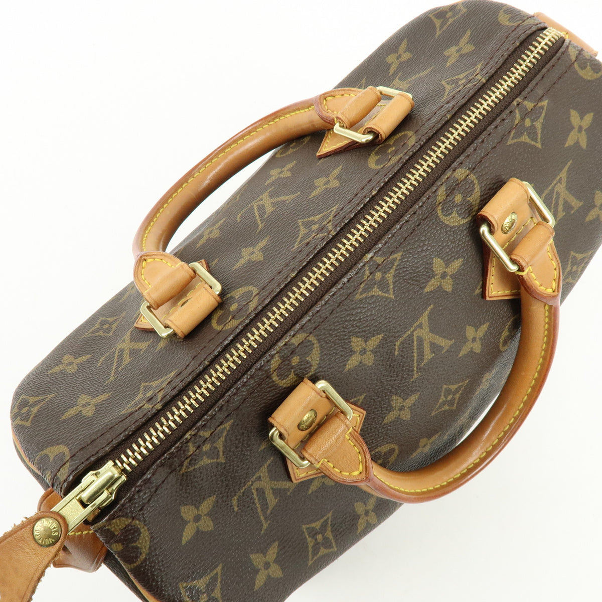 Louis Vuitton Monogram Speedy 25 Boston Bag Hand Bag Brown M41528